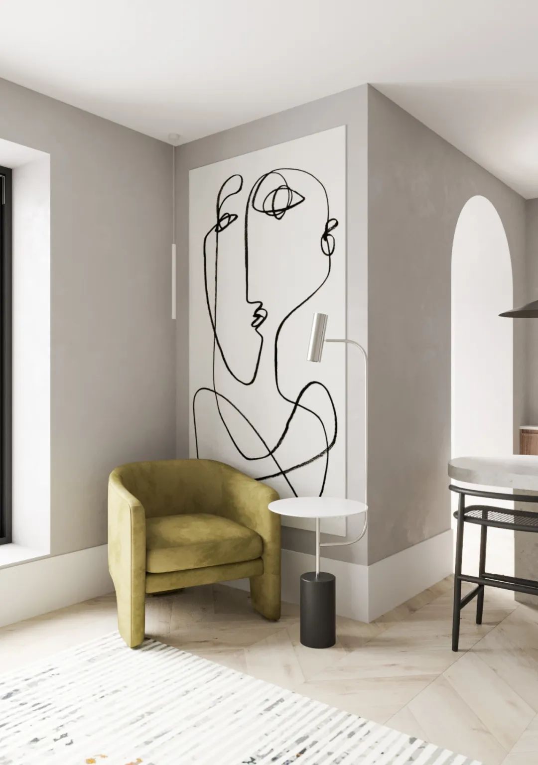 42㎡小户型住宅设计方案，一个人住超舒服！(图5)