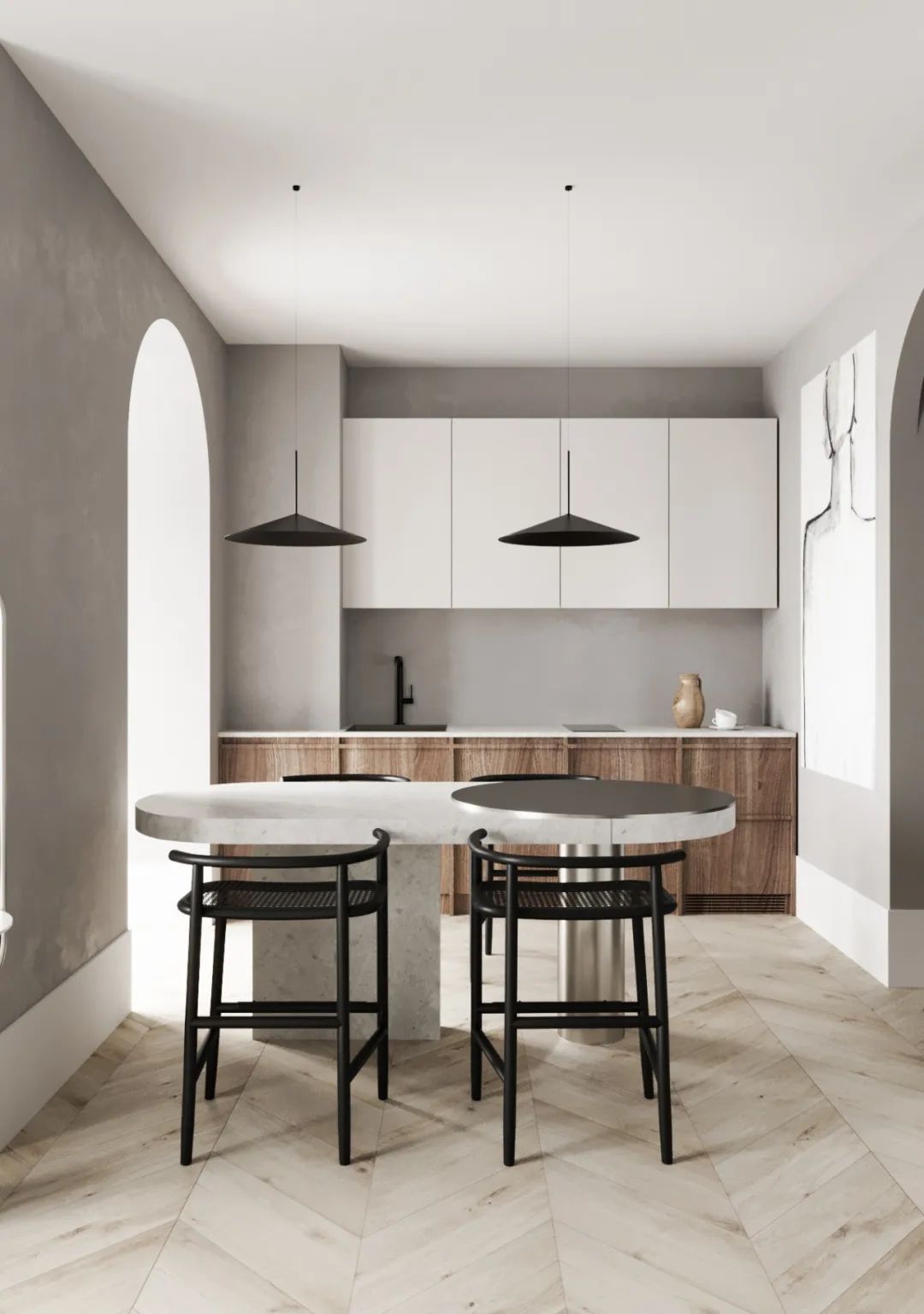 42㎡小户型住宅设计方案，一个人住超舒服！(图7)