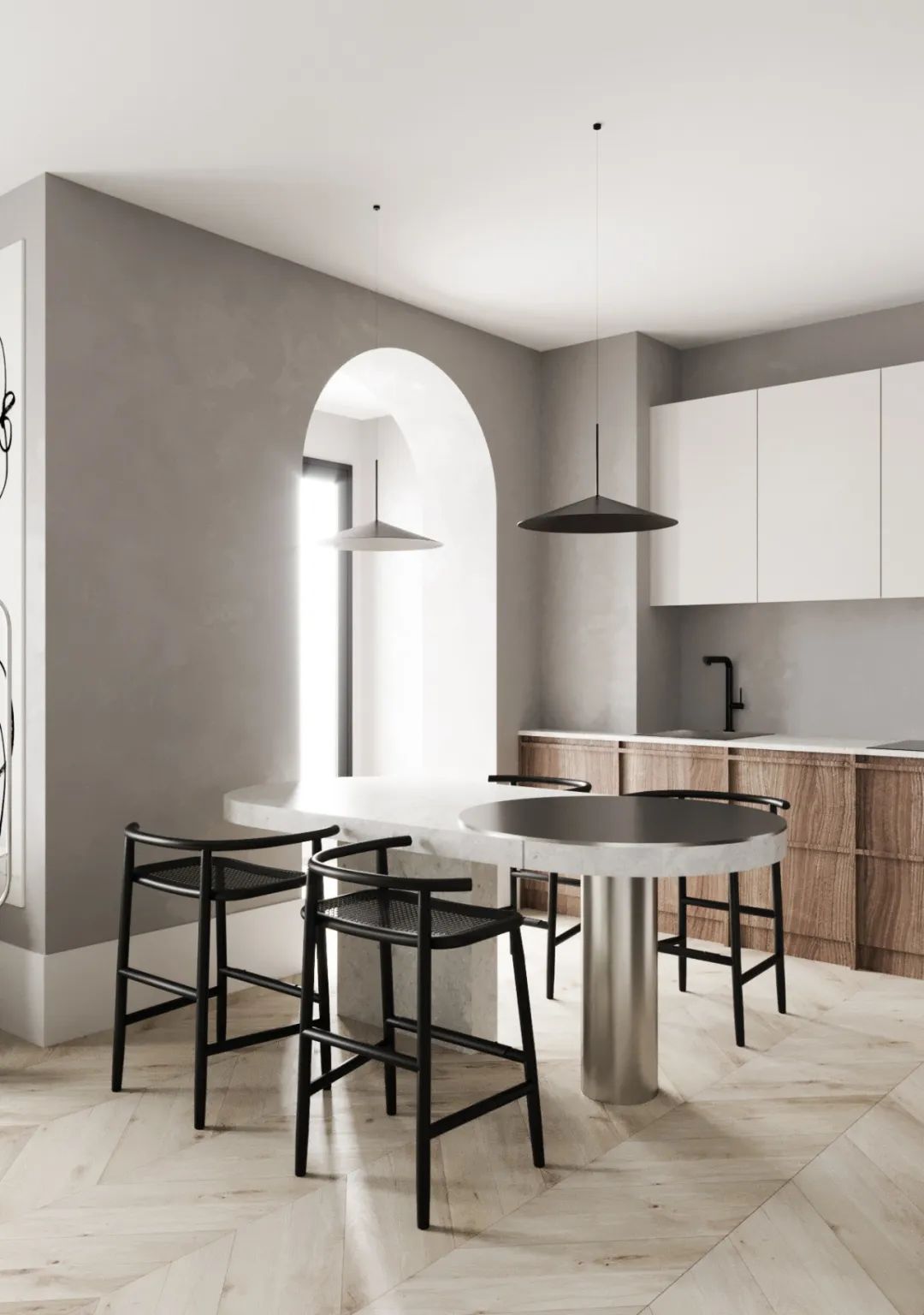 42㎡小户型住宅设计方案，一个人住超舒服！(图9)