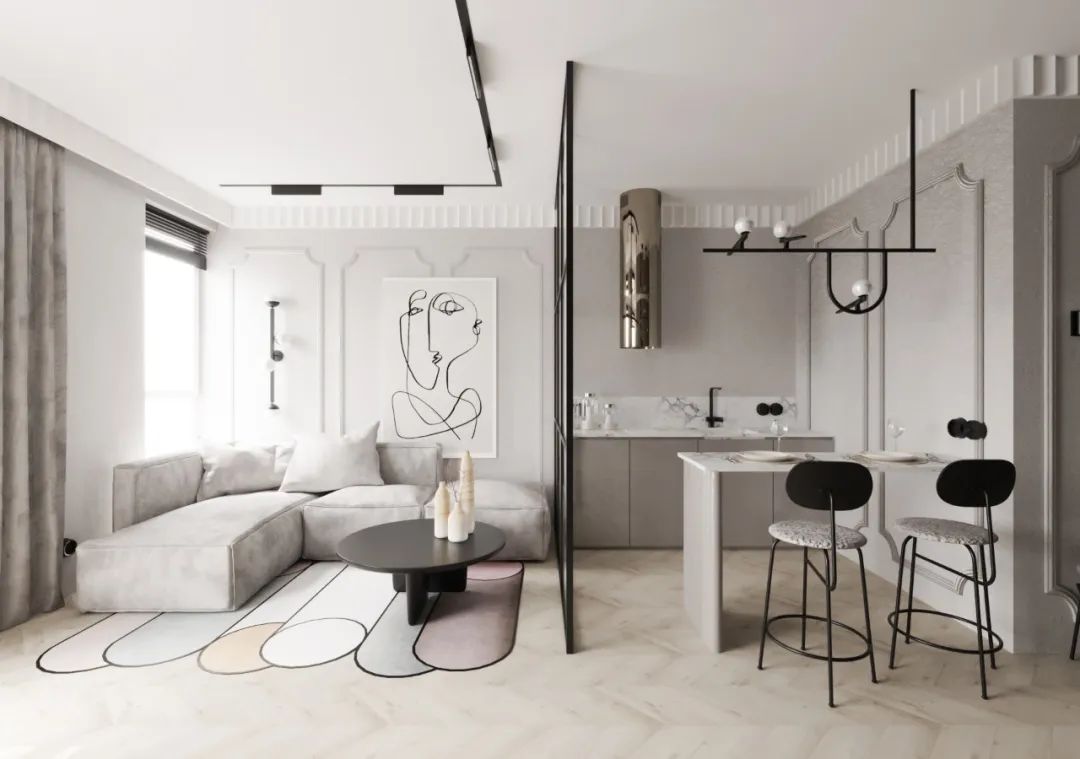 42㎡小户型住宅设计方案，一个人住超舒服！(图13)