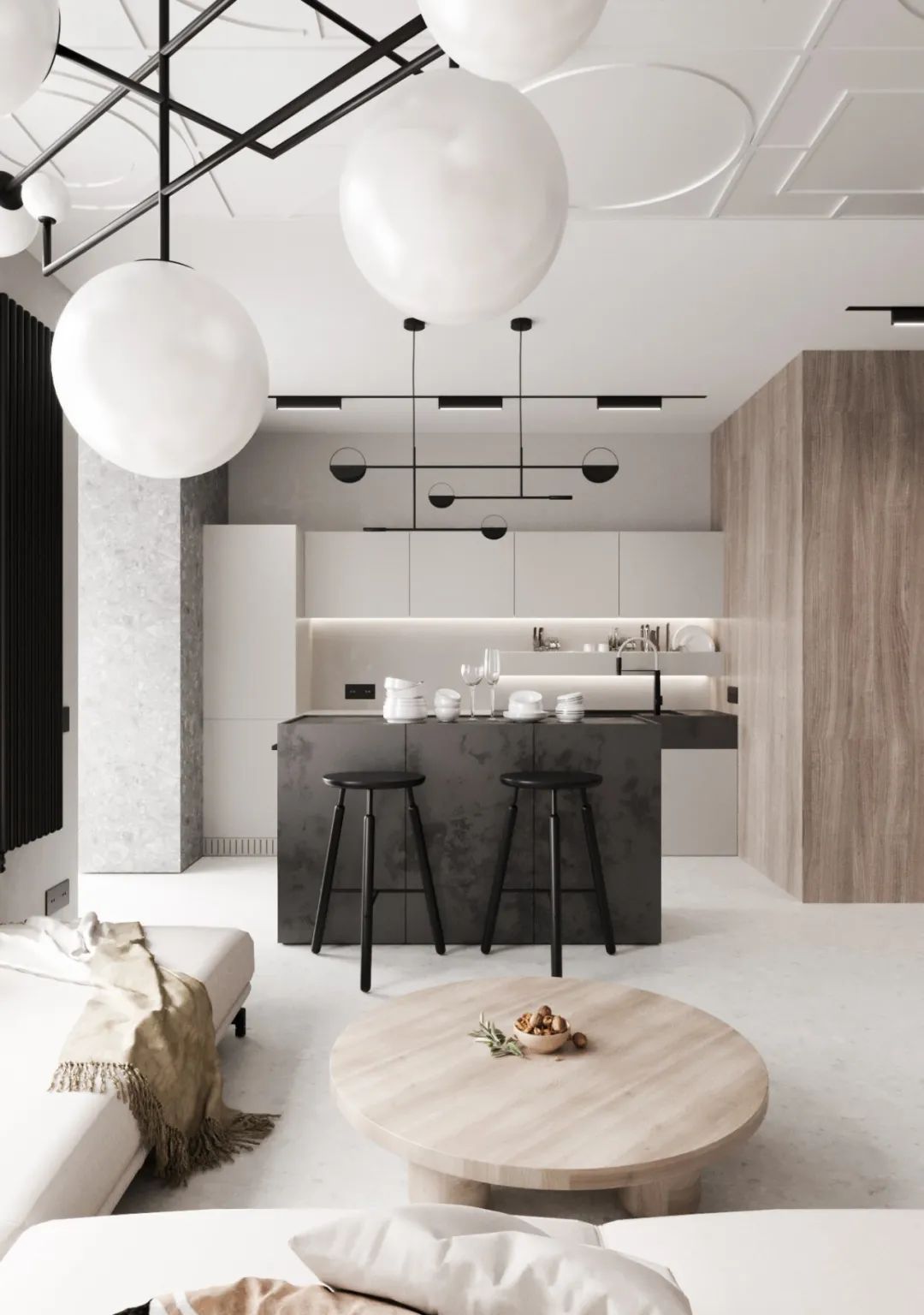 42㎡小户型住宅设计方案，一个人住超舒服！(图19)