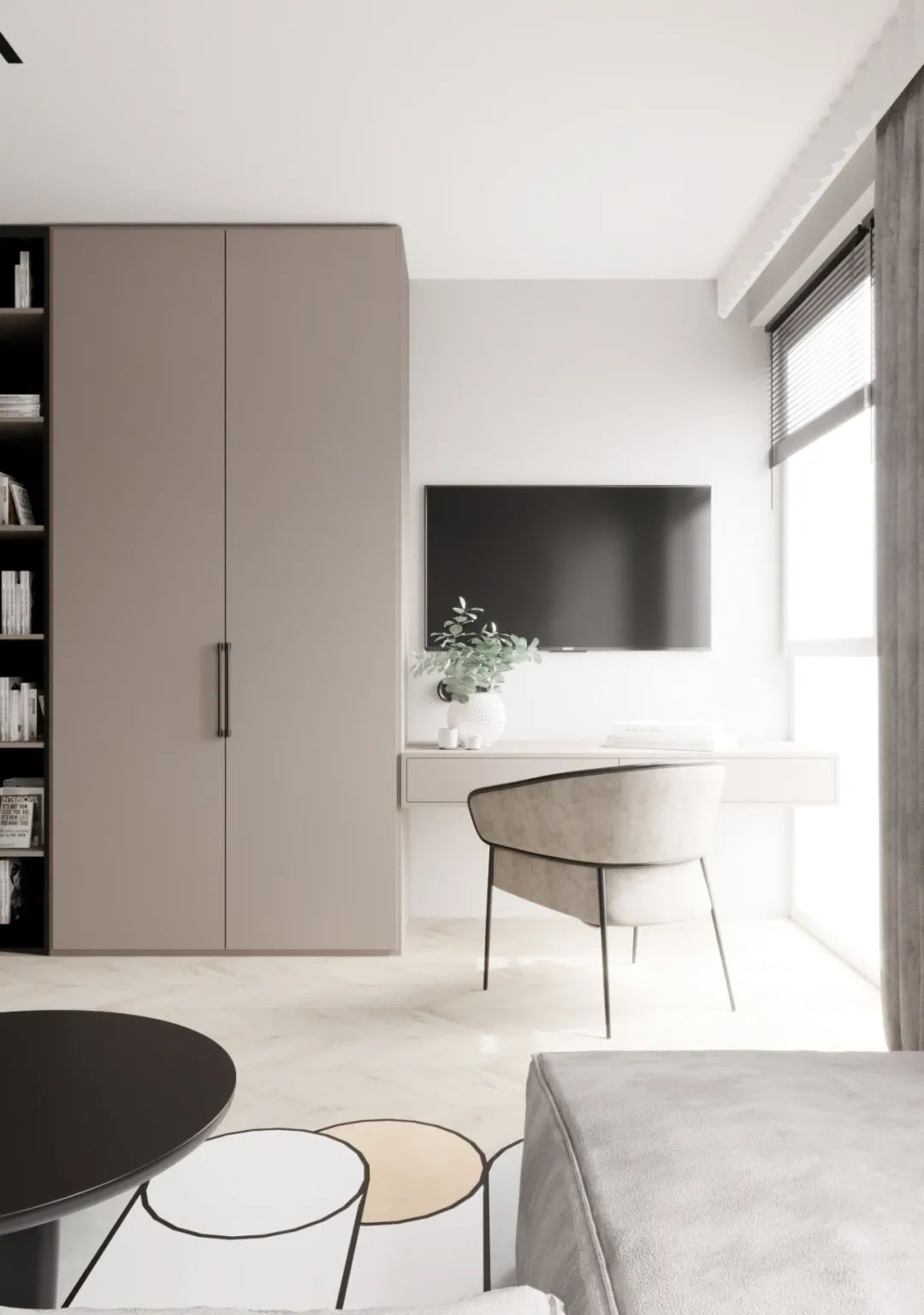 42㎡小户型住宅设计方案，一个人住超舒服！(图17)