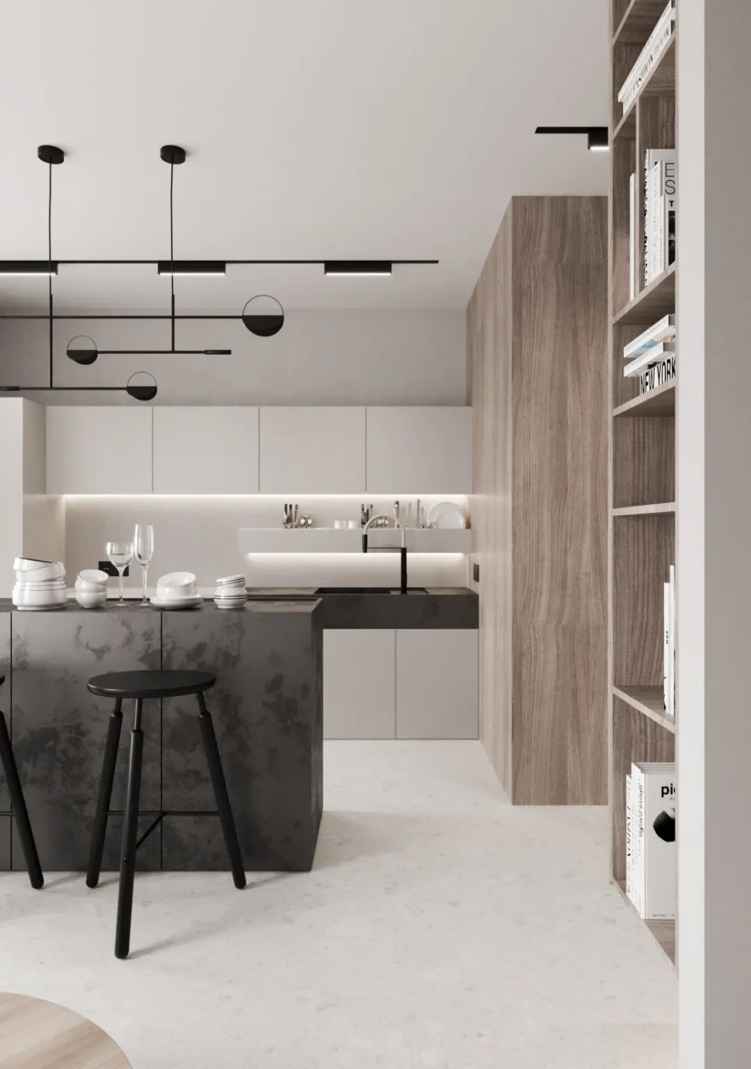 42㎡小户型住宅设计方案，一个人住超舒服！(图21)