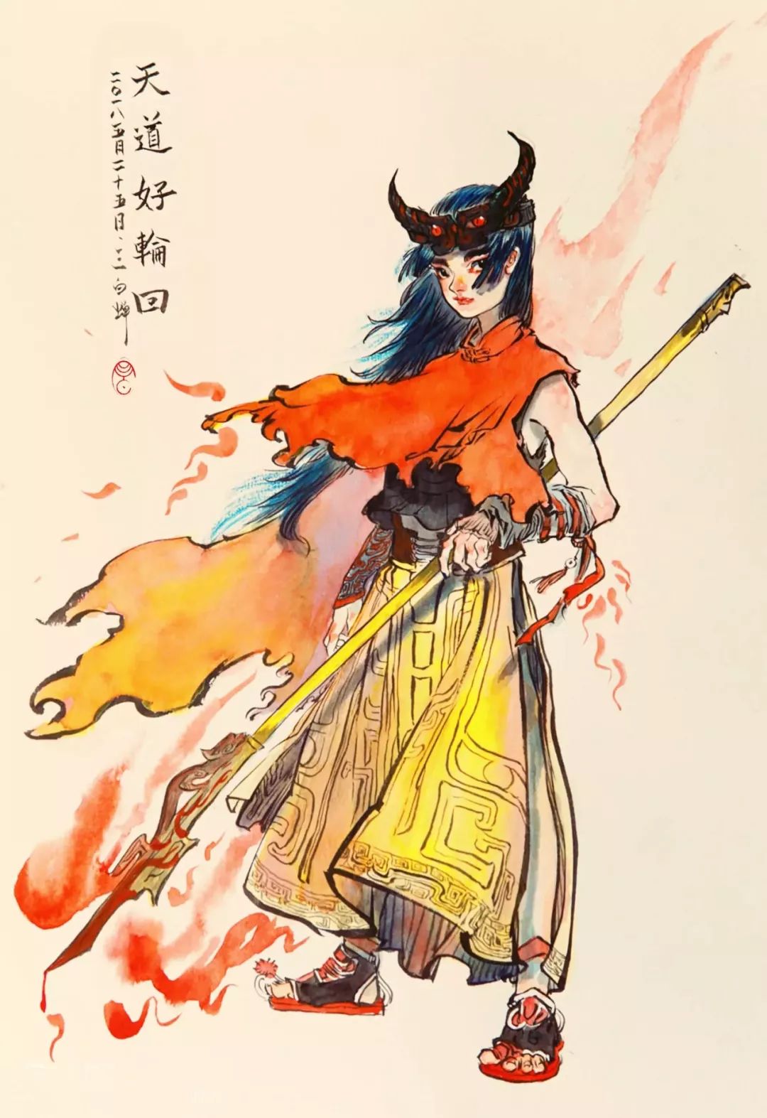 90后画家：三白蝉，让中国漫画刮起了一股的狂野之风！(图5)