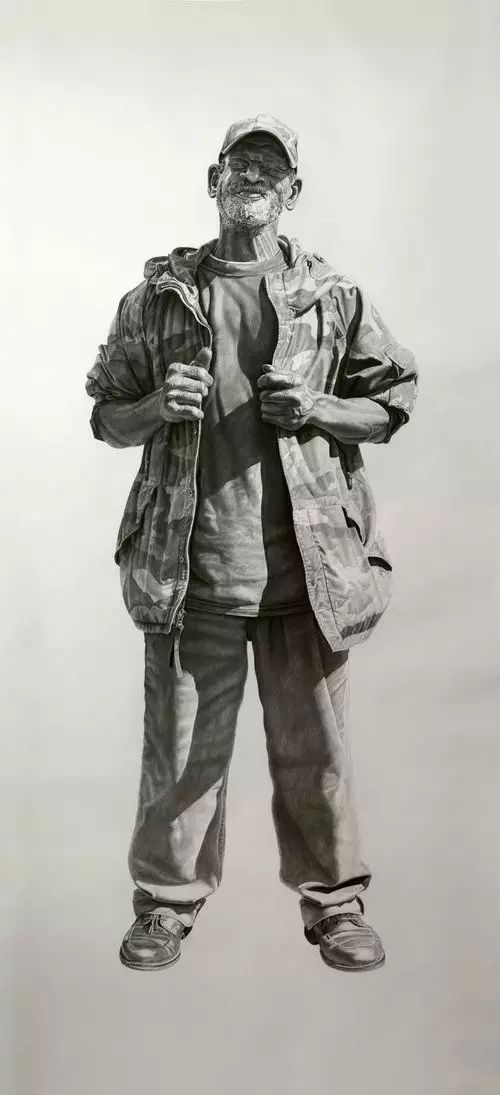 一组超酷的人像素描作品！(图1)