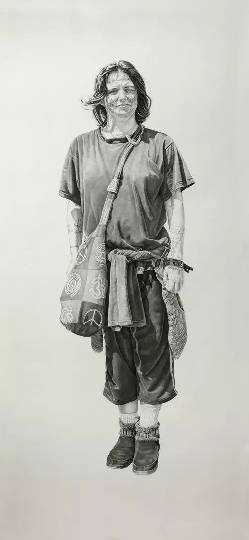 一组超酷的人像素描作品！(图4)