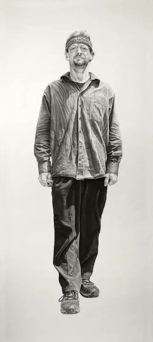 一组超酷的人像素描作品！(图16)