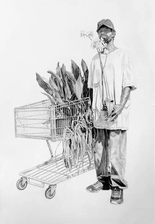 一组超酷的人像素描作品！(图17)
