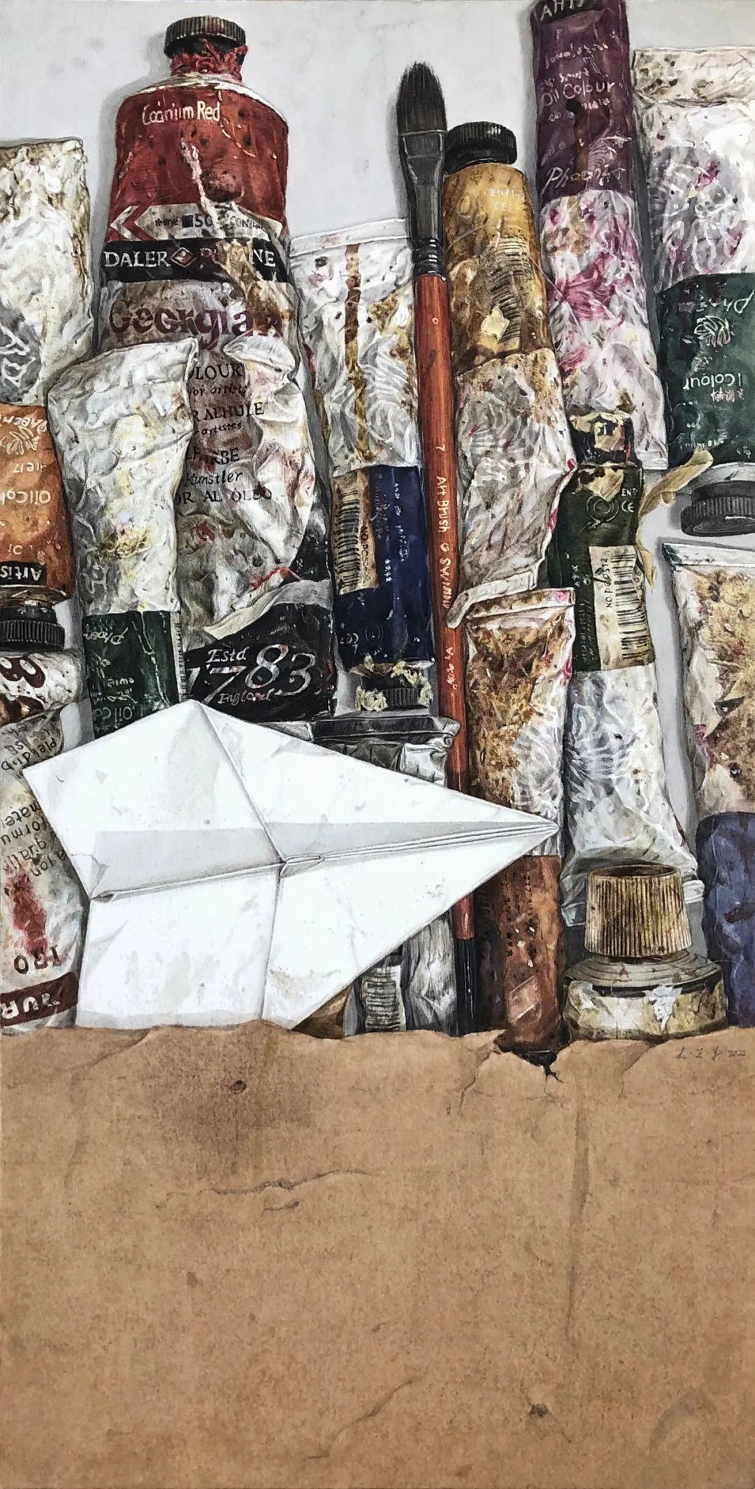 广州美术学院水彩画硕士研究生梁紫嫣的毕业创作和近期作品(图4)