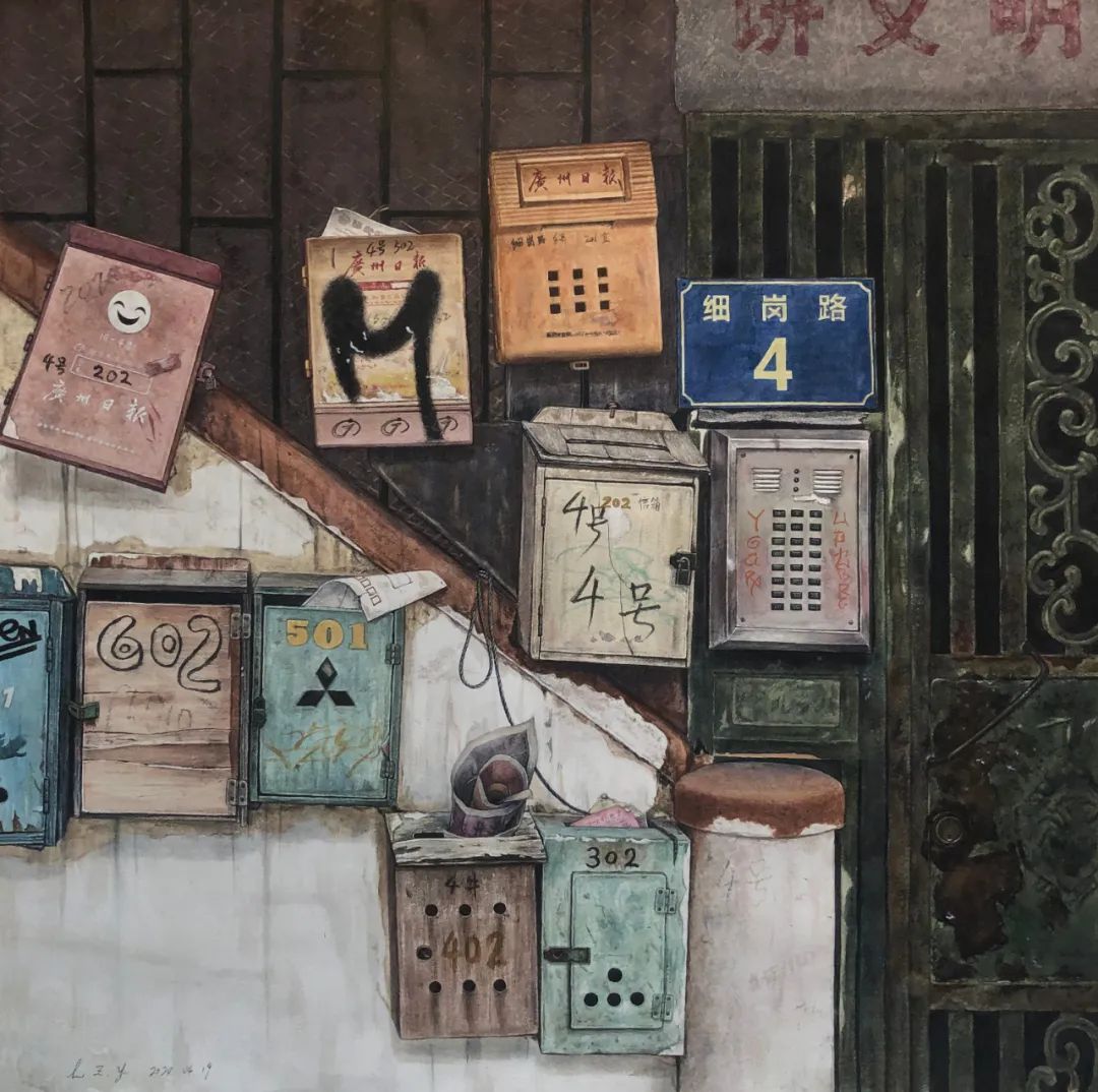 广州美术学院水彩画硕士研究生梁紫嫣的毕业创作和近期作品(图12)