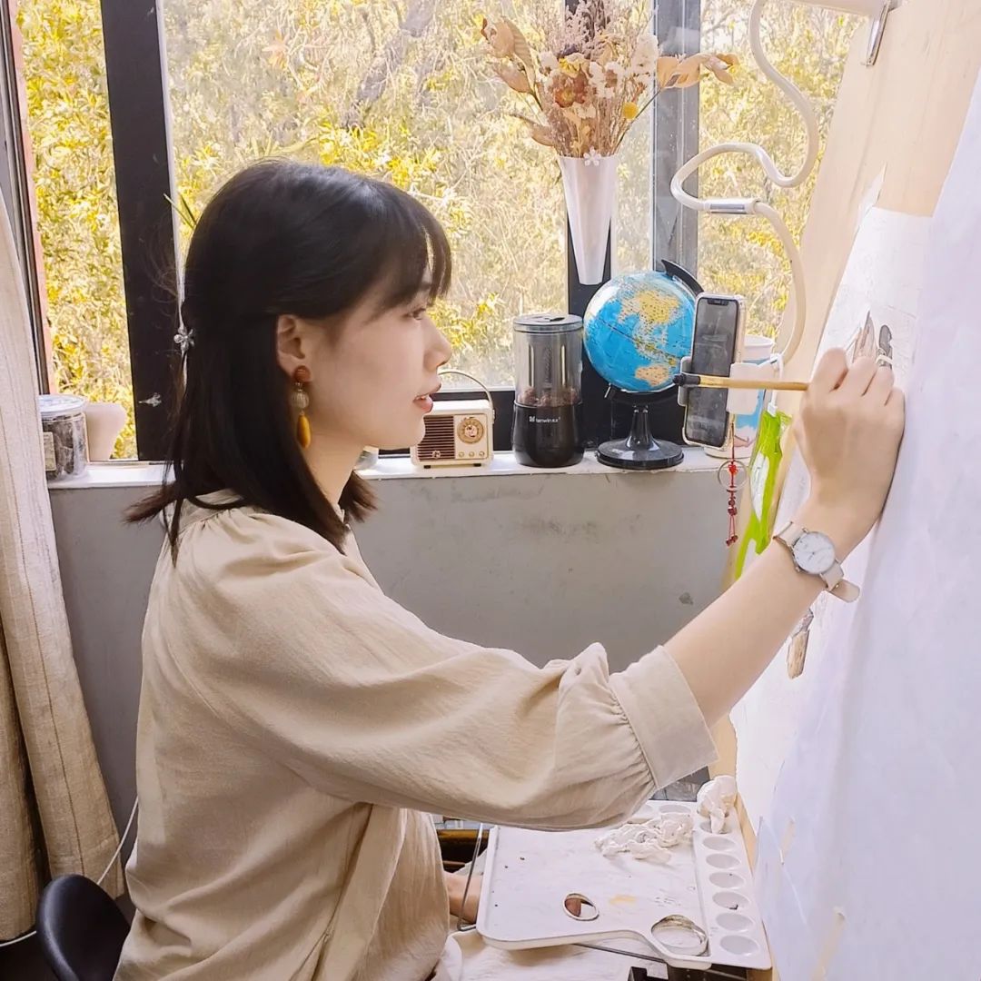 广州美术学院水彩画硕士研究生梁紫嫣的毕业创作和近期作品(图16)