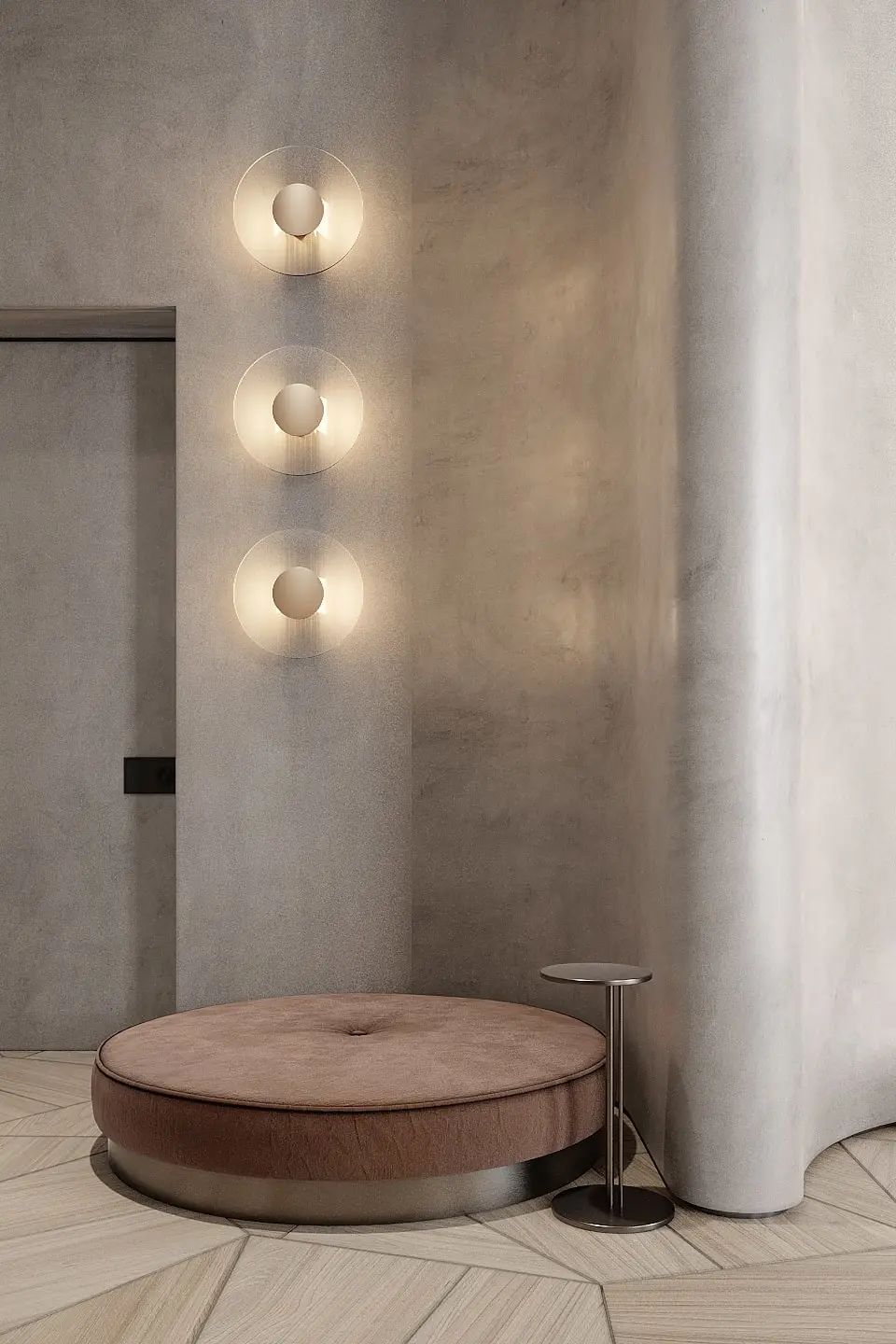 208㎡奢华大平层，清冷水泥灰打造温馨感！(图15)