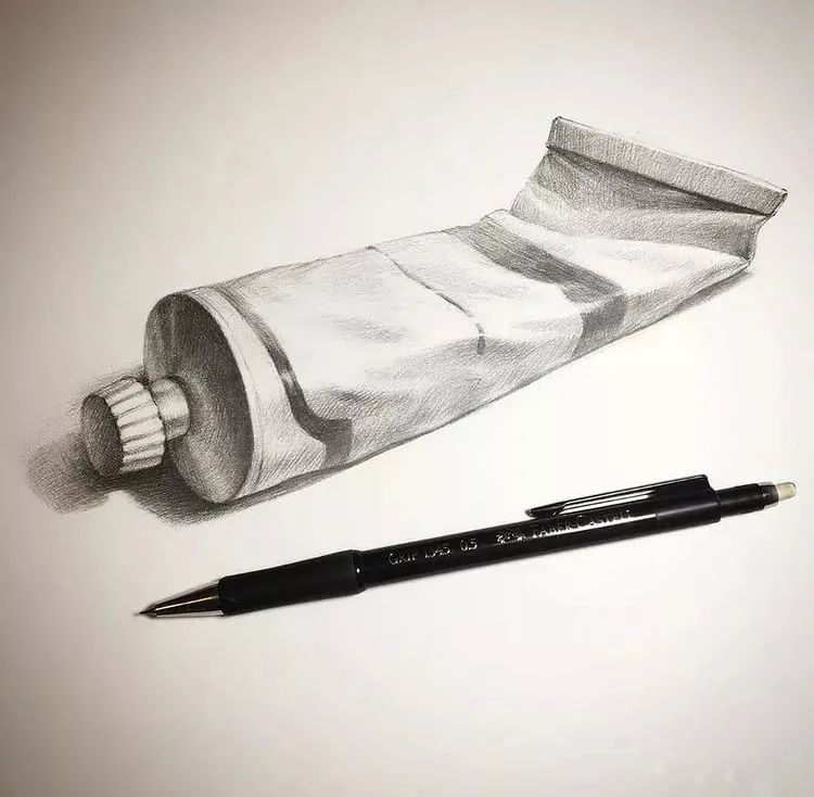 一组优秀的石膏静物素描作品(图20)