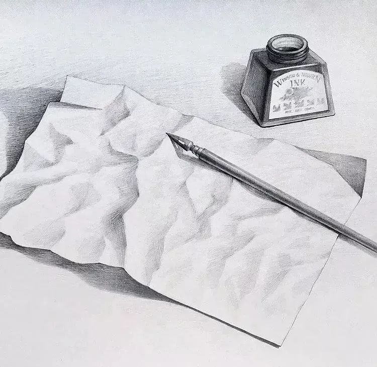 一组优秀的石膏静物素描作品(图11)