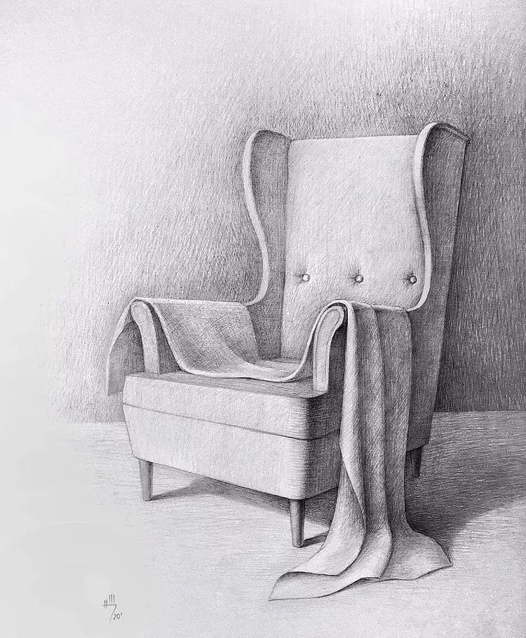 一组优秀的石膏静物素描作品(图13)