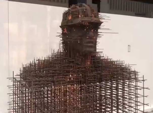 广美最硬核的毕设！用1400斤钢筋铸雕塑致敬建筑工人父亲……(图8)