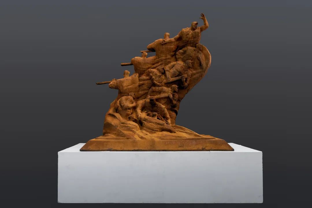 广美最硬核的毕设！用1400斤钢筋铸雕塑致敬建筑工人父亲……(图18)