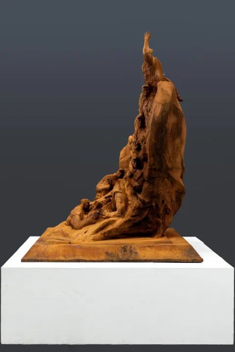 广美最硬核的毕设！用1400斤钢筋铸雕塑致敬建筑工人父亲……(图21)