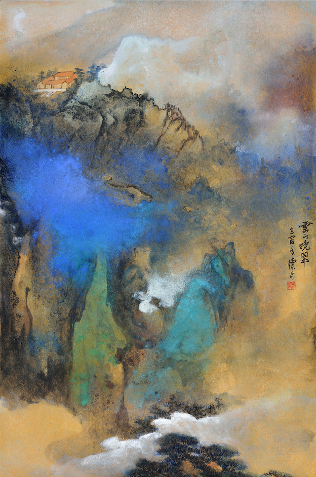 紫禁之巅·翰彩文华——刘怀山画展在京举办(图4)