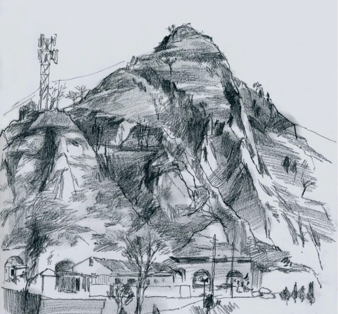西安美术学院张元稼教授的素描与速写作品(图29)