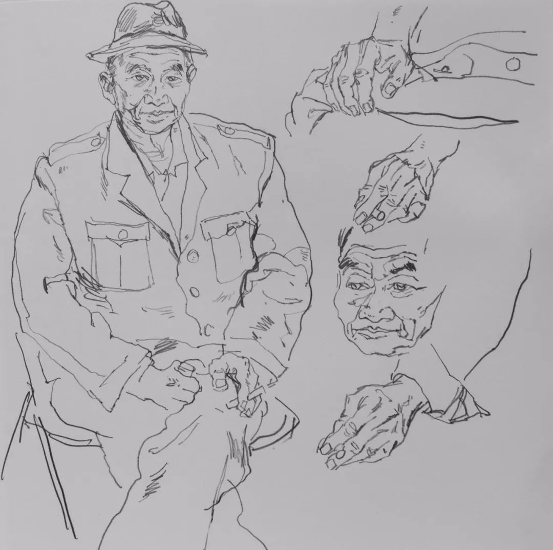 西安美术学院张元稼教授的素描与速写作品(图45)