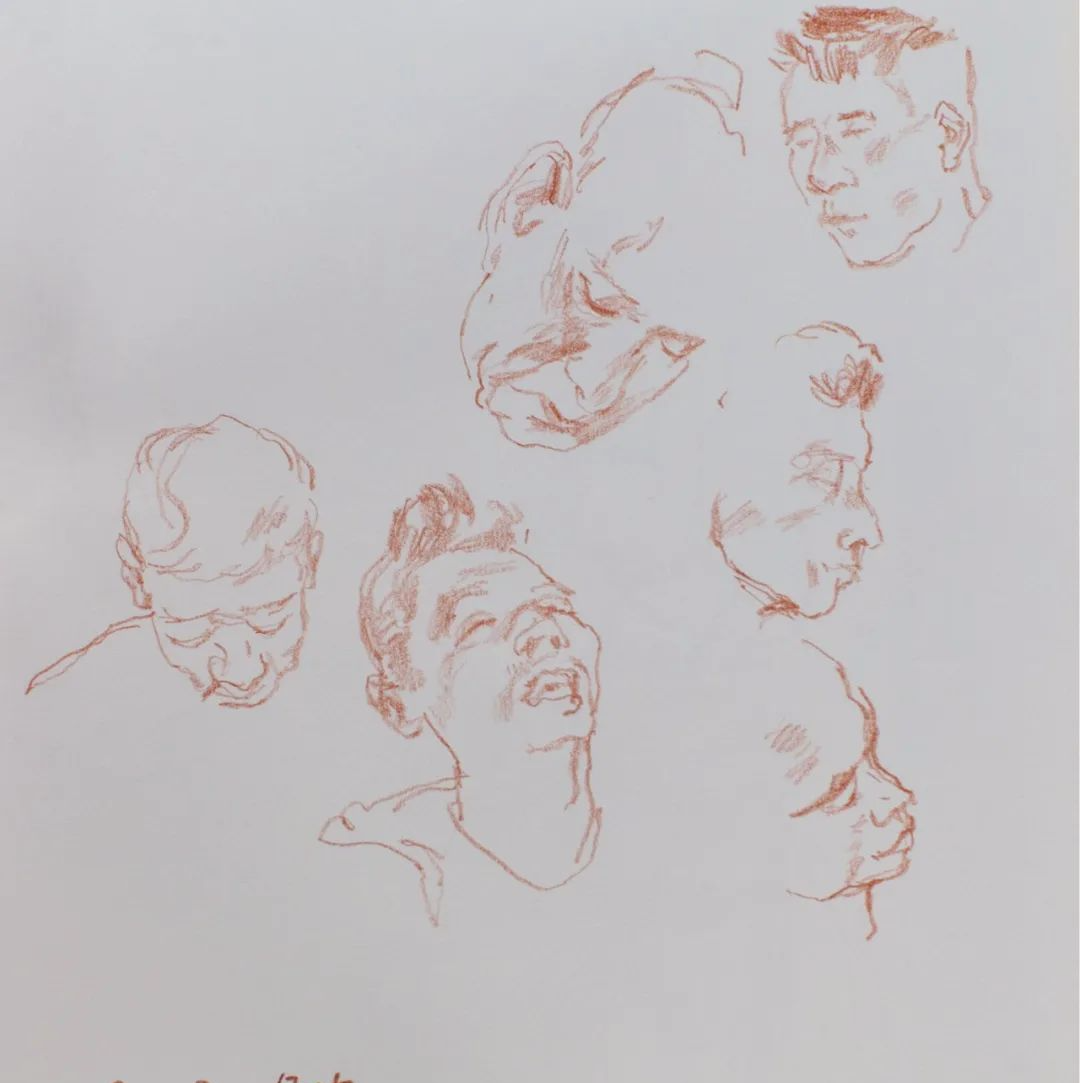 西安美术学院张元稼教授的素描与速写作品(图60)