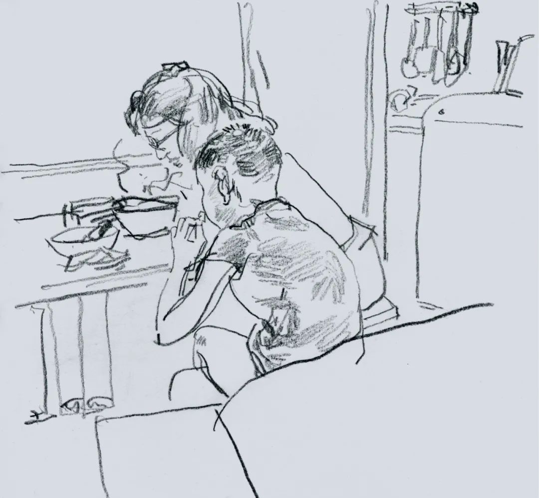 西安美术学院张元稼教授的素描与速写作品(图78)