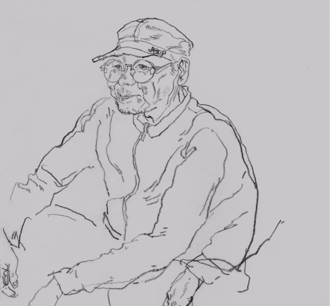 西安美术学院张元稼教授的素描与速写作品(图84)