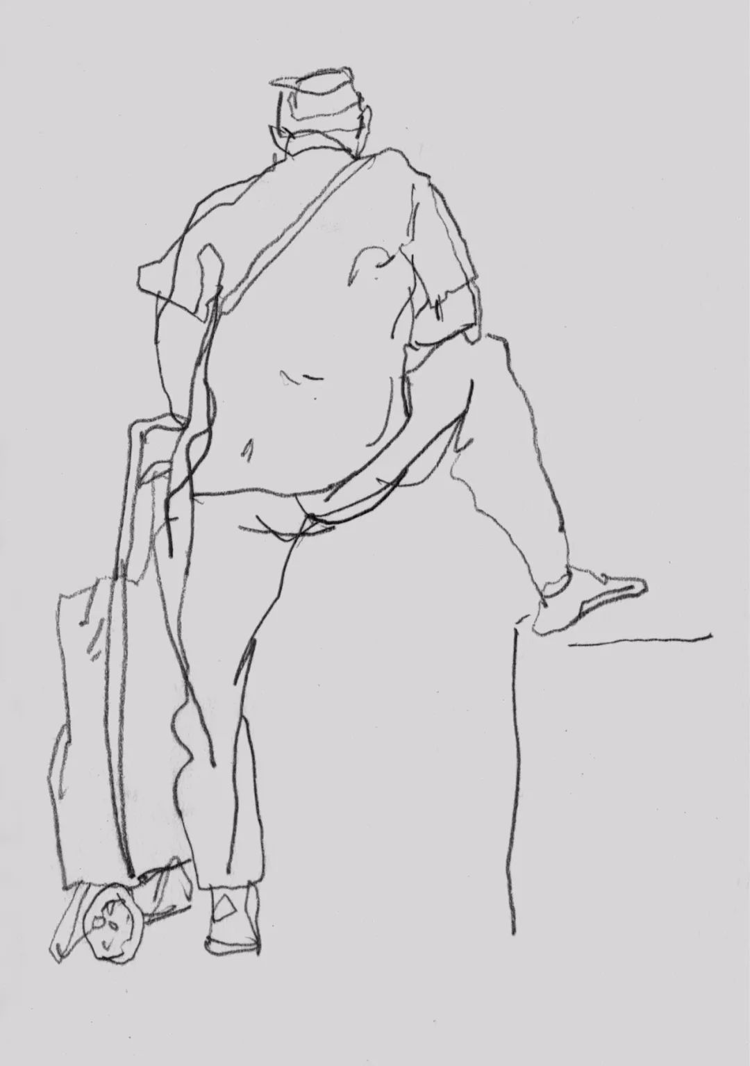西安美术学院张元稼教授的素描与速写作品(图89)