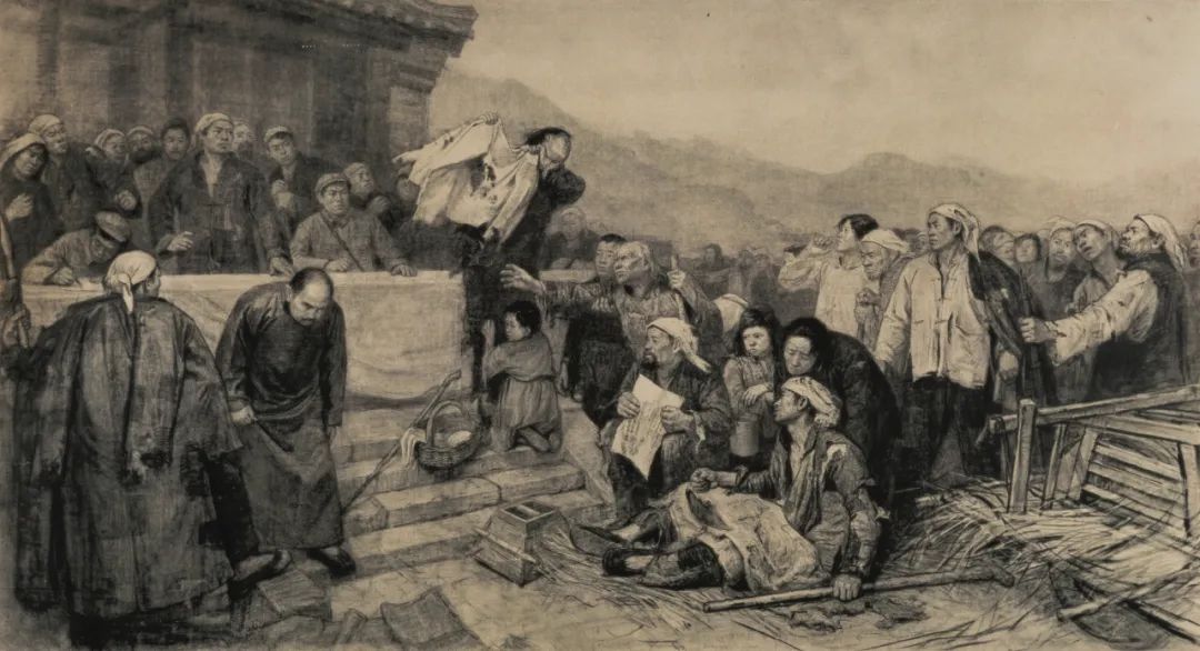 中央美术学院王式廓教的人物素描作品(图11)