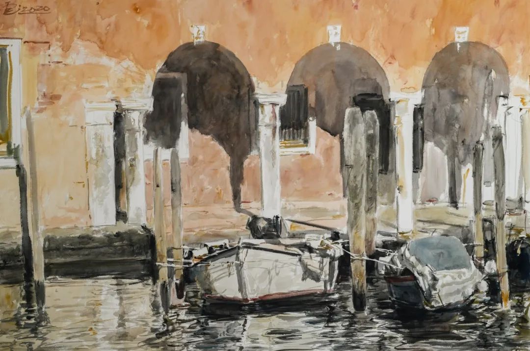 赵云龙水彩艺术展——“在水之湄”在苏州卓美术馆开幕(图14)