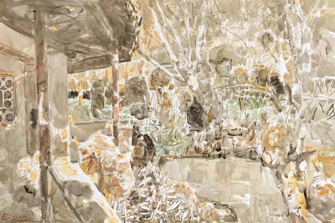赵云龙水彩艺术展——“在水之湄”在苏州卓美术馆开幕(图20)