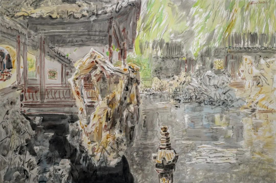 赵云龙水彩艺术展——“在水之湄”在苏州卓美术馆开幕(图24)