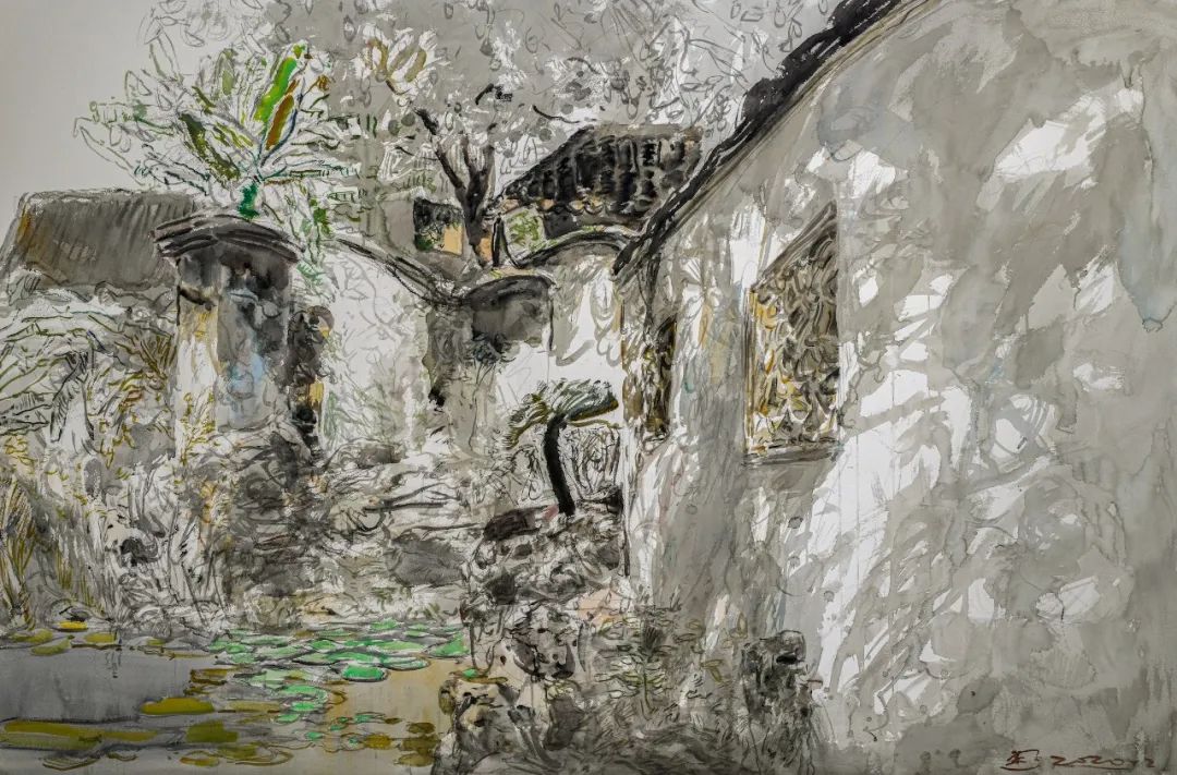 赵云龙水彩艺术展——“在水之湄”在苏州卓美术馆开幕(图27)