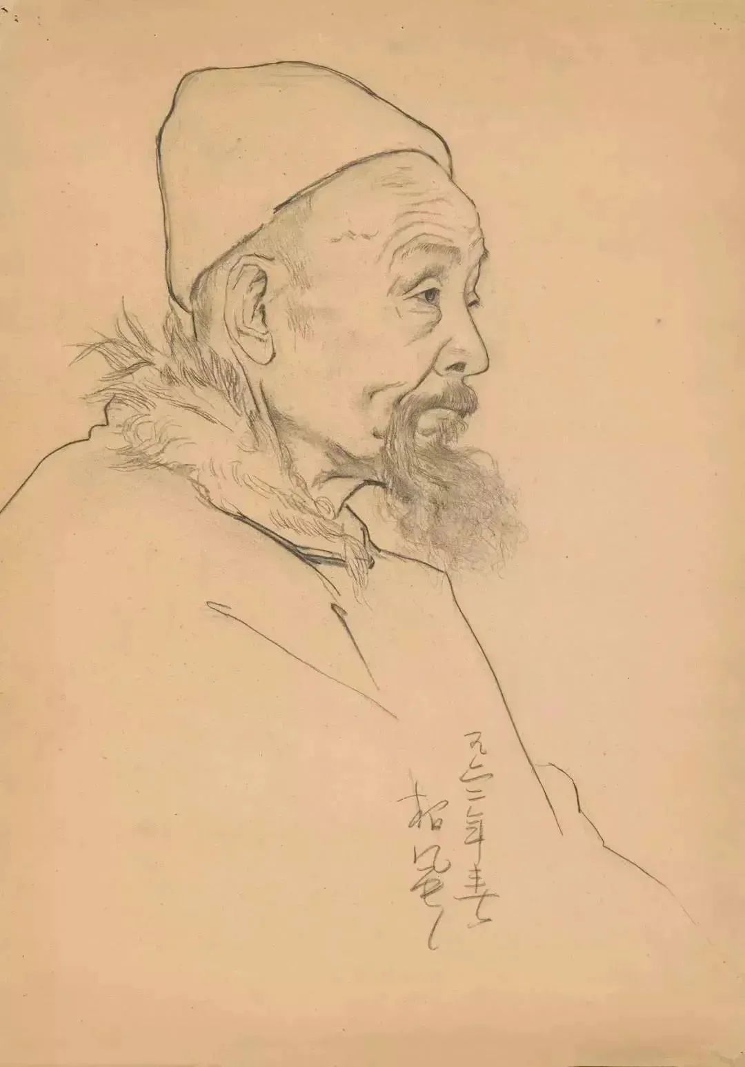中国画素描大师：李斛作品(图3)