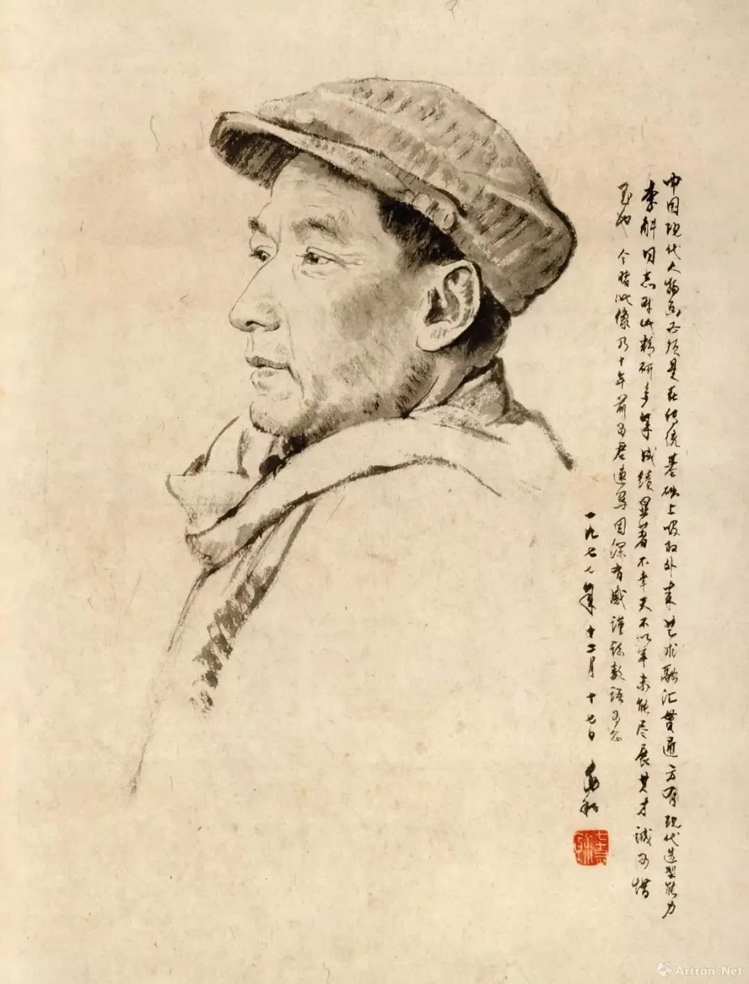 中国画素描大师：李斛作品(图6)