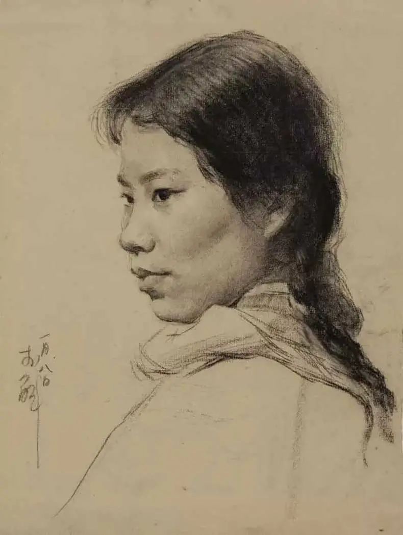 中国画素描大师：李斛作品(图17)