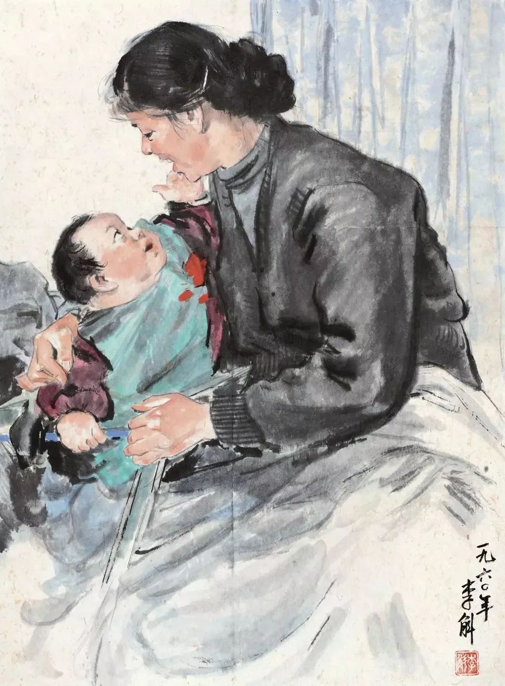 中国画素描大师：李斛作品(图34)
