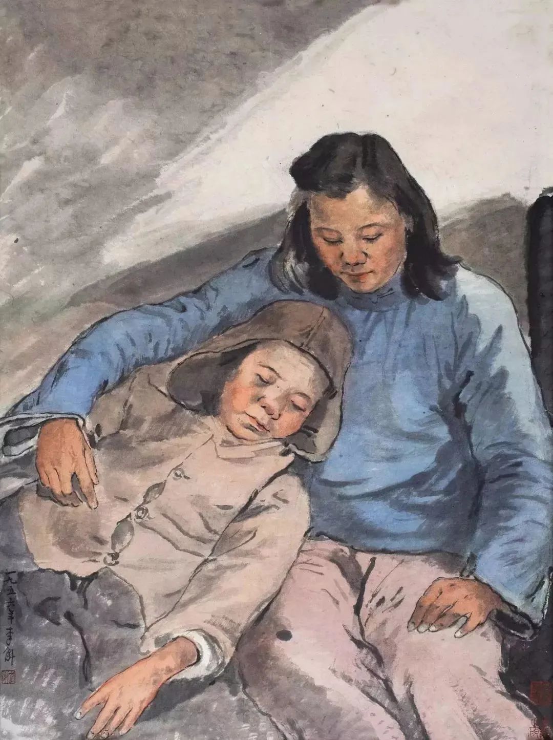 中国画素描大师：李斛作品(图30)