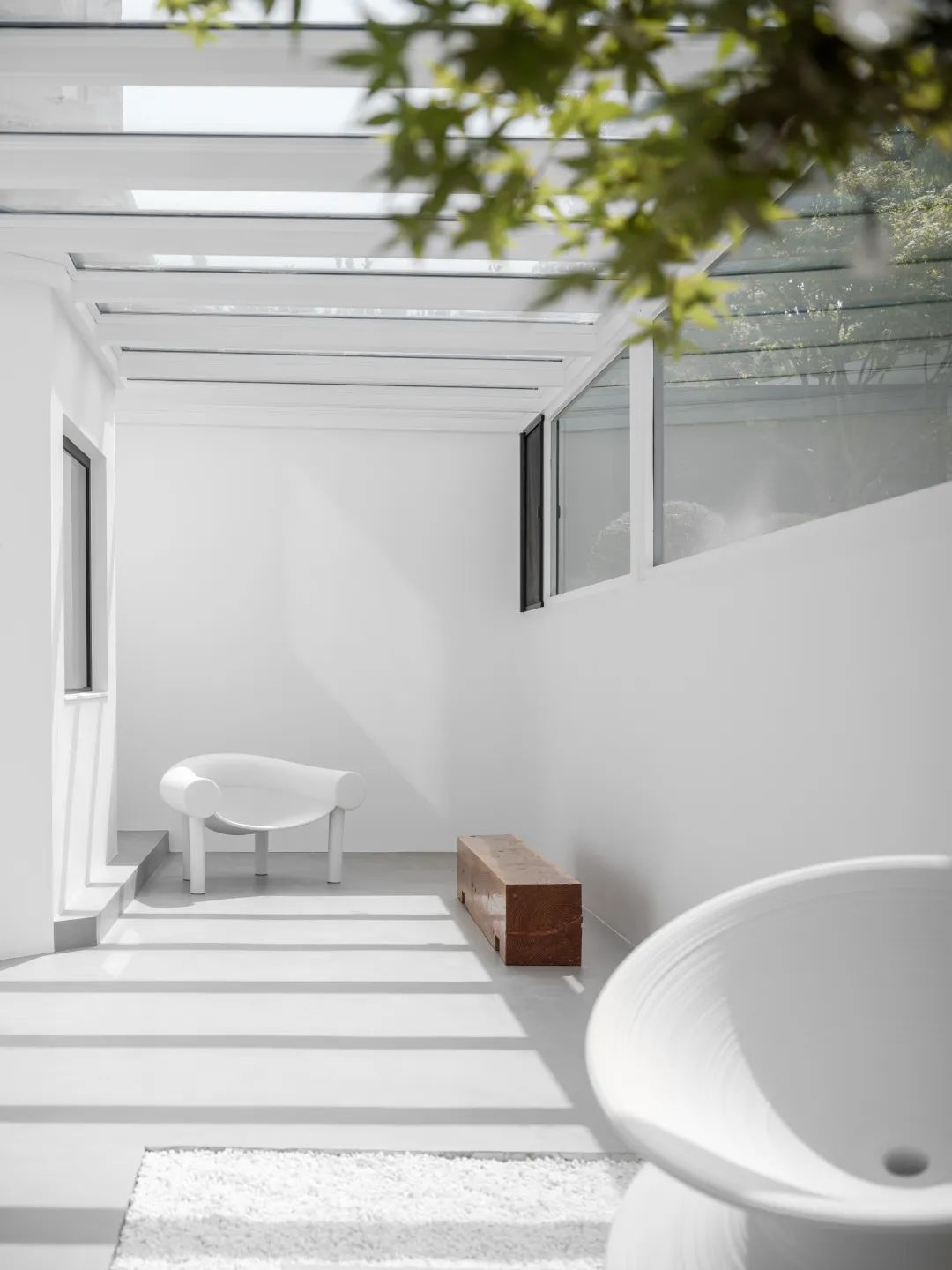 将地下庭院改造成半地下阳光房，舒适又惬意 | 仝设计(图17)