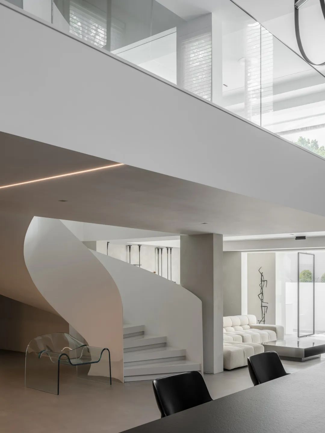 将地下庭院改造成半地下阳光房，舒适又惬意 | 仝设计(图22)