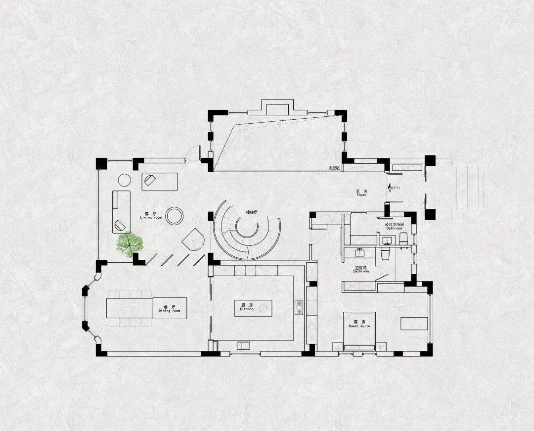 将地下庭院改造成半地下阳光房，舒适又惬意 | 仝设计(图33)