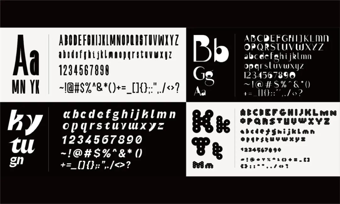 实验性字体设计—字面意思TypeFace(图2) 实验性字体设计—字面意思TypeFace(图2)