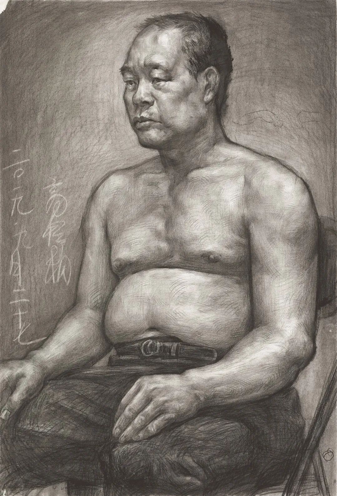 清华大学素描作品欣赏(图9)