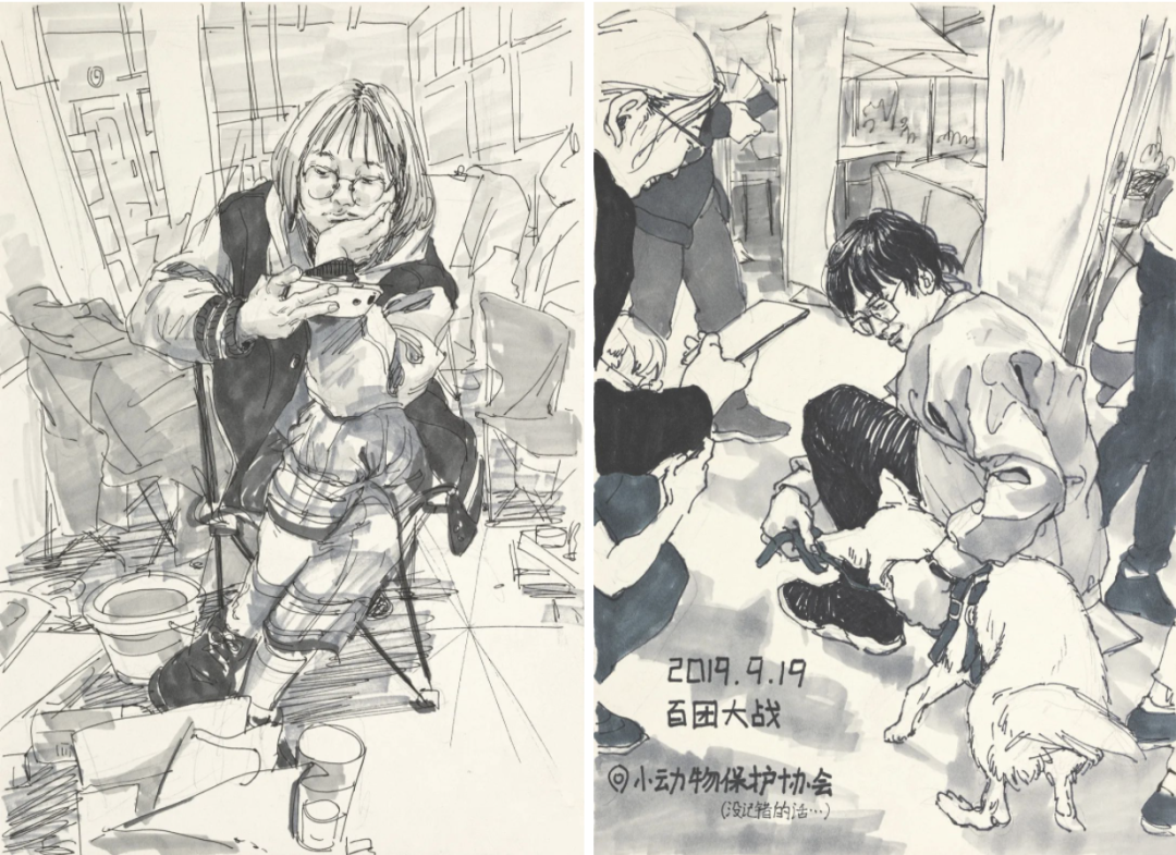 清华大学素描作品欣赏(图12)