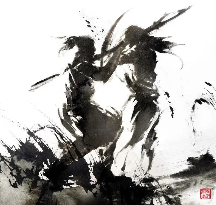 她用霸气武侠水墨惊艳世界！网友：太帅了吧！(图22)