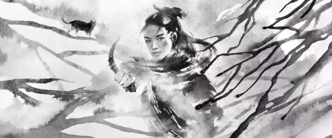 她用霸气武侠水墨惊艳世界！网友：太帅了吧！(图69)