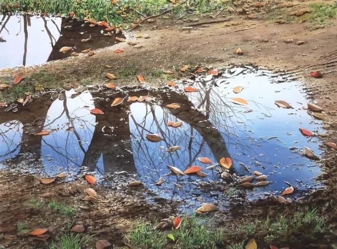 日本画家 阿部智幸：水彩画家笔中自然的光和彩，精彩绝伦！(图15)