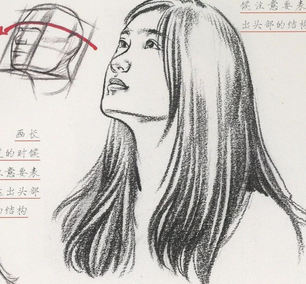 画头发有方法，速写头发教程，新人必看！(图18)