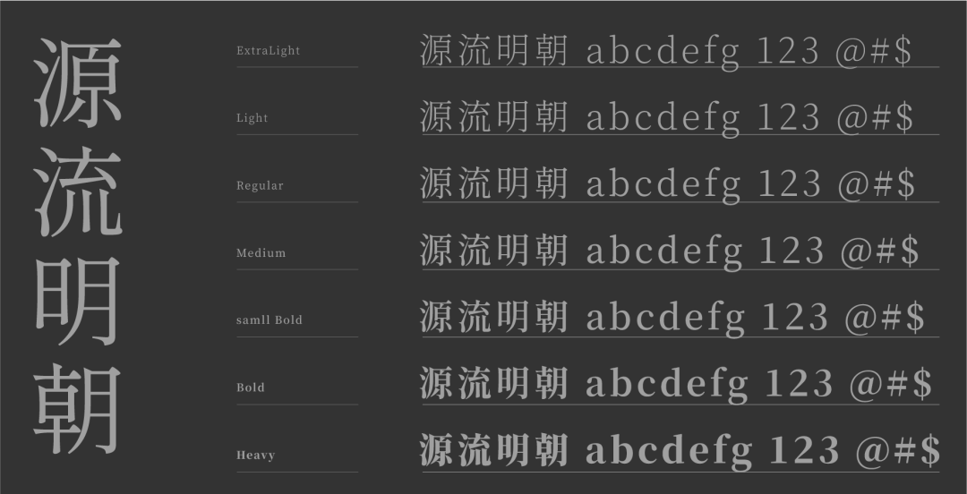 民间高手用思源开发了18款免费字体 @设计便利店(图43) 民间高手用思源开发了18款免费字体 @设计便利店(图43)